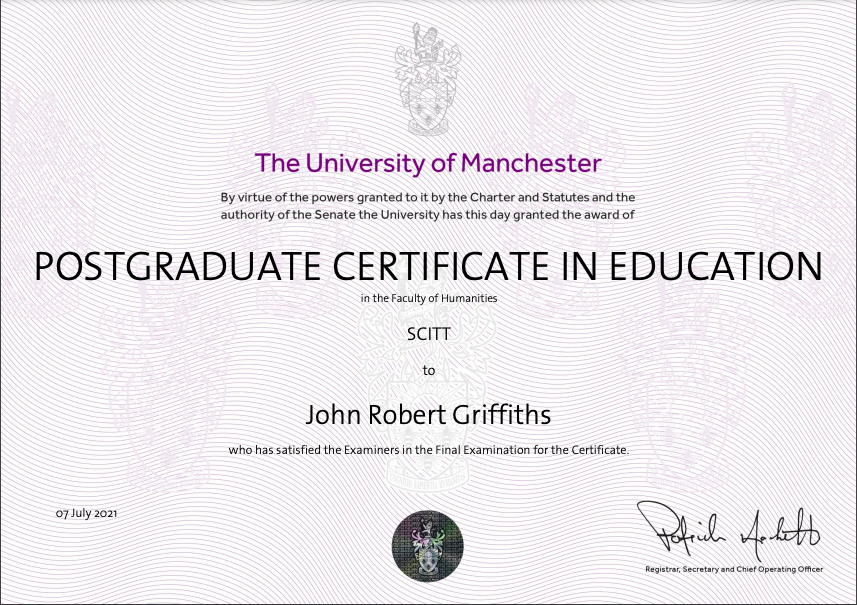 Buy PGCE Certificate Online Without Coursework